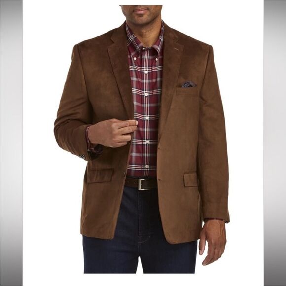 Ralph Lauren Brown Micro Suede Sports Coat | 44R - Picture 1 of 8